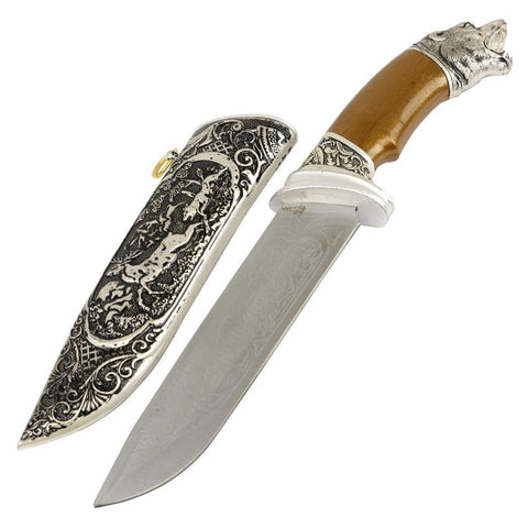 Defender 13" Medieval Dagger Roman Fantasy Daggers Stainless Steel Bear Handle 13450