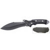 Defender 11" Black Hunting Knife with Sheath 6162  Fixed Blade