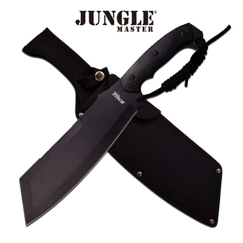 15.75" Jungle Master Tactical Cleaver Machete Knife