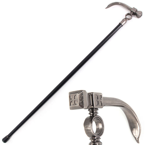 37 Inch Hammer Style Gentleman's Walking Stick Cane