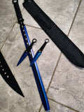 2 PIECE LOT- FANTASY SWORD SET AND FULL TANG MACHETE