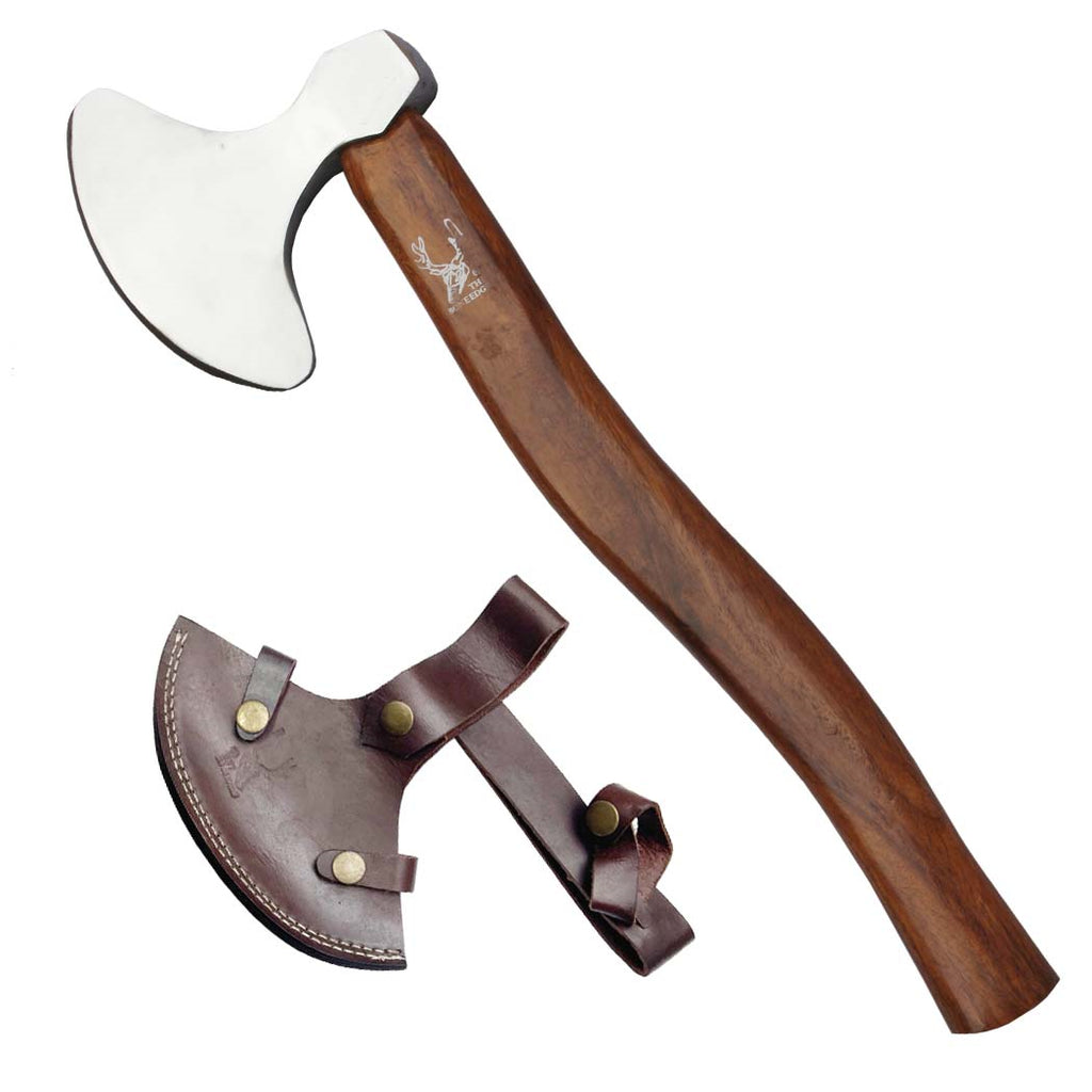 TheBoneEdge 20" Cutting Edge Polish Blade Hunting Axe Wood Handle With