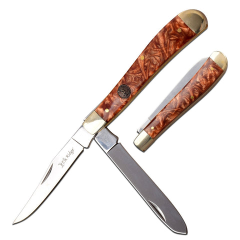 Elk Ridge - TRAPLINE - Folding Knife - Gentleman's Knife - Trapper - ER-954BR