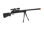 415 FPS Airsoft Bolt Action Sniper Rifle - Scope & Bi-Pod