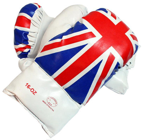 16oz United Kingdom Flag Boxing Gloves 102-16