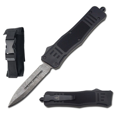 8.25" Spear Point Tracker OTF Dual Action Automatic Pocket Knife