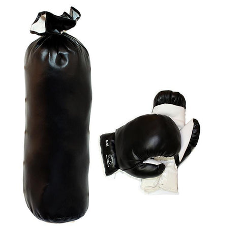 Kids Boxing Training Gloves set 8 to 10oz Black