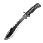 Defender-Xtreme Black  Stainless 3CR13 Steel  16.5" Hunting Knife Machete  with Sheath 13015