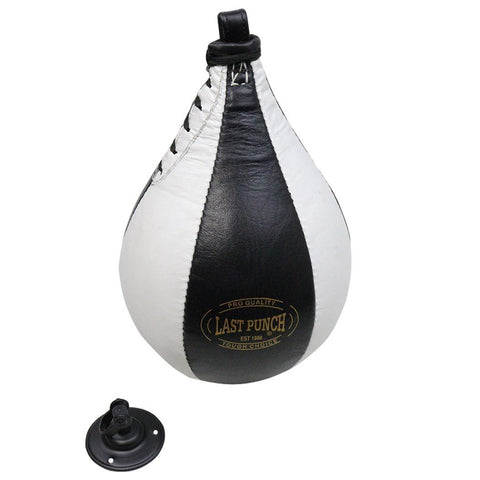 Last Punch Black & White Punching Speedball & Heavy Duty Bearing Steel Speedball Swivel 13155