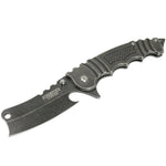 Defender-Xtreme Butcher Style 8.5" Spring Assisted Folding Knife 3CR13 Stainless Steel 13199