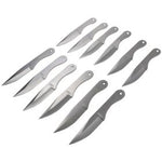 Defender 12 Pc Throwing Knife Set Tactical 3CR13 Steel 6 Inch With Carrying Case 13271