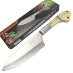 TheBoneEdge 11" Chef Choice Kitchen Knife Bone Handle Stainless Steel Full Tang 13311