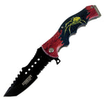 Defender-Xtreme Widow 8.5" Spring Assisted Folding Knife Stainless Steel Sharp