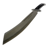 Hunt-Down 18.5" Full Tang Machete 3CR13 Stainless Steel Wood Handle Hunting Knife 13502