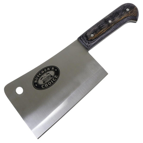 Defender-Xtreme 11" Butcher Choice Stainless Steel Cleaver Knife Wood Handle New 13619