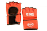 Red Grappling MMA Training Gloves UFC Style Gloves
