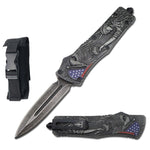 9" American Pride Liberty OTF Dual Action Knife
