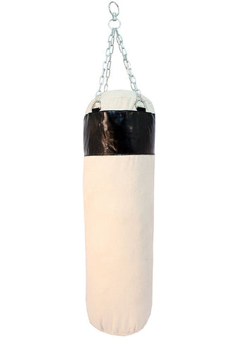 Black Canvas Punching Bag with Chains Brand New 160-M