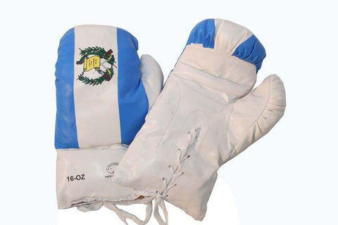 16oz Guatemala Flag Boxing Gloves 173-16
