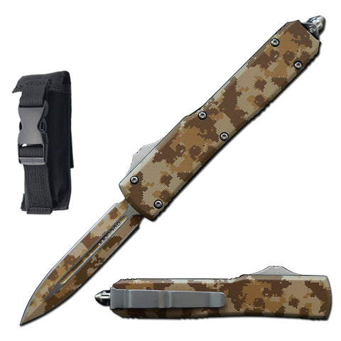 8.25" Automatic Digital Camo Out Of The Front OTF Knife