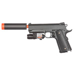 G25A K Warrior Metal Airsoft Spring Pistol With Red Dot Laser