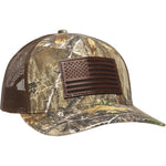 Outdoor Cap American Flag Camo Cap