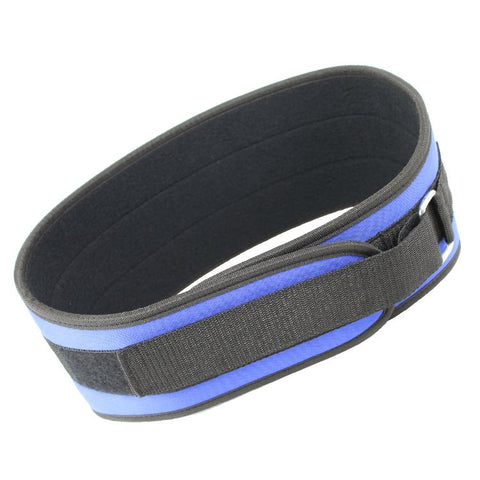 Last Punch® 6" Nylon Power Weight Lifting Belt / Back Support Belt Blue