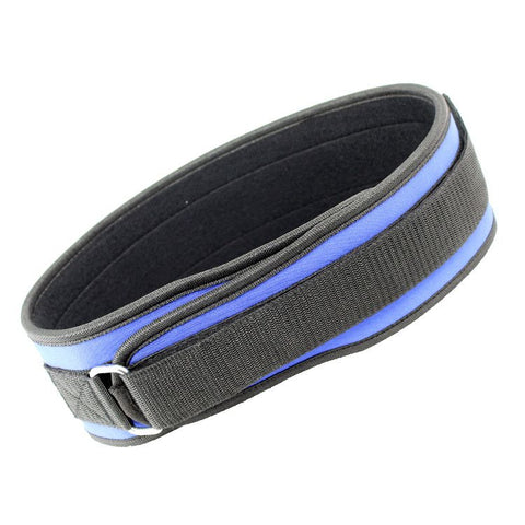 Last Punch® 4" Nylon Power Weight Lifting Belt / Back Support Belt Blue S-XXL