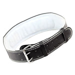 *SIZE XXL* Last Punch 4" Leather Black New Weight Lifting Body Building Belt Gym Fitness