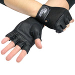 Leather Gloves Black Color 279BK S-XXL
