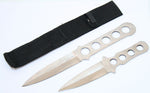 2pc Throwing Knife Set with Sheath 454-S