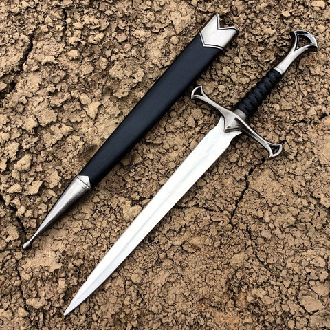 Defender 11" Stainless Steel Dagger German Style Dagger with Sheath  5017