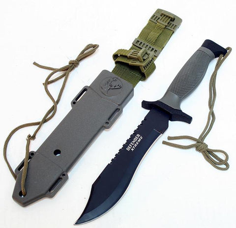 Defender-Xtreme 12" Survival Bowie Wholesale Hunting Knife 5208