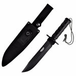 Defender-Xtreme 14" Heavy Duty Carbon Steel Survival Knife with Sheath