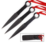 Set of 3 Throwing Knives with Sheath 5236