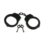 Black Colored Chained Heavy Duty Handcuffs