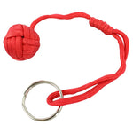 Red Paracord Keychain Portable