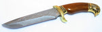 11" Dagger with Sheath Gold Color & Eagle Design 5965