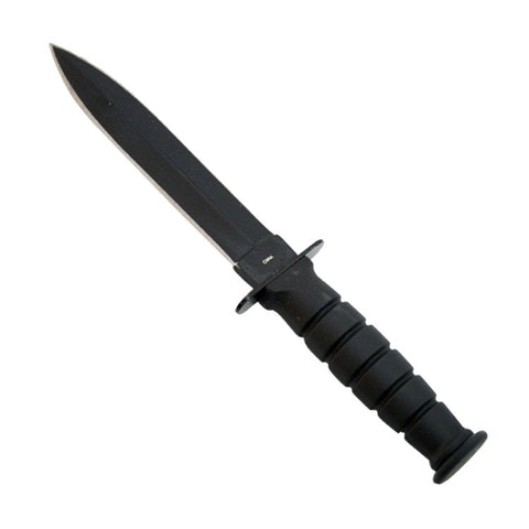 Black 6" Mini Survival Knife with Chain Holder & Sheath 6040