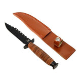 TheBoneEdge 9" Hunting Knife Heavy Duty With Sheath 6172