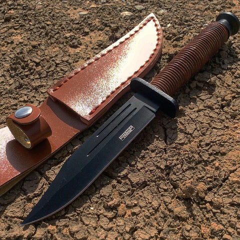9" Hunting Knife Heavy Duty with Sheath Good Quality 6176