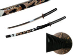 40.5" Black Collectible Dragon Katana Samurai Sword Ninja