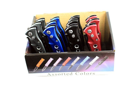 12 Piece Set of 5.25" Mini Folding Knife (S/A)  6670