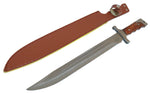 18" Full Tang Sword Wood Handle with Vinyl Sheath