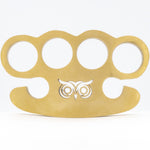 Wise Owl Pure Brass Knuckle Paper Weight