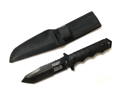 Defender-Xtreme 9" Tactical Team Hunting Outdoor Knife Full Tang with Sheath 7692