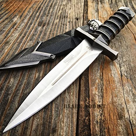 Defender 11" Collectible Dagger With Sheath Antique Daggers Black Color 6789