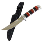 Defender-Xtreme 10"  Hunting Knife Stainless Steel Blade with Wood Handle 8152
