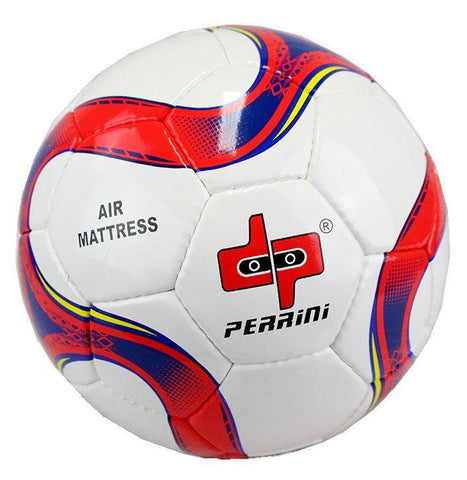 Perrini Match Soccer Ball Air Mattress Training Football Red Blue Size 5 8308