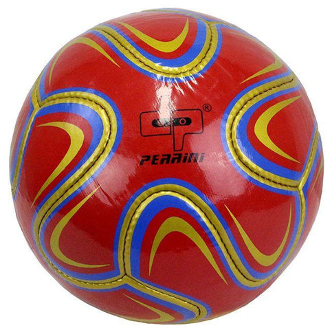 Perrini Match Ball Soccer Maroon Gold & Blue Football Training Official Size 5 8317